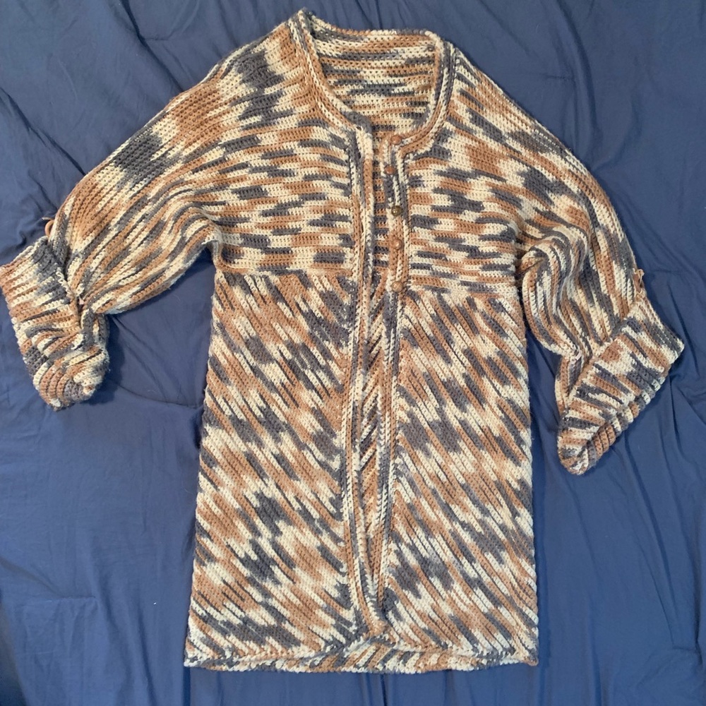 Handmade crochet cardigan or duster
